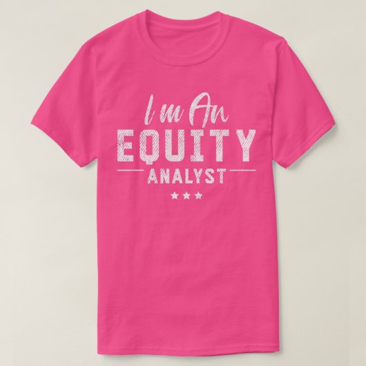 Analyse aandelenanalyse handelaar 6 t-shirt (Design voorkant)