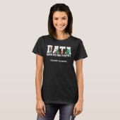 Analyse Analyse Leren Modelleren Wetenschap Statis T-shirt (Voorkant volledig)