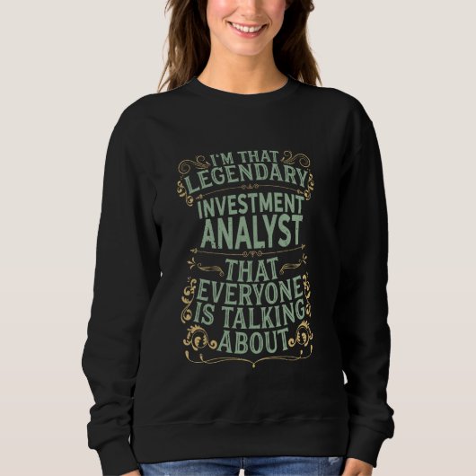 Analyse Investor Analytic - Legendary Investment Trui (Voorkant)