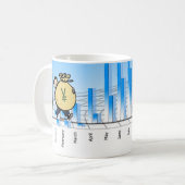 Analyse van financiële en zakelijke gegevens koffiemok (Voorkant links)