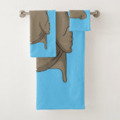 Analyse Walrus cartoon Bad Handdoek (Insitu)