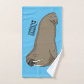 Analyse Walrus cartoon Bad Handdoek (Handdoek)
