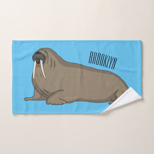 Analyse Walrus cartoon Bad Handdoek (Handdoek)