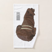 Analyse Walrus cartoon Bad Handdoek (Handdoek)