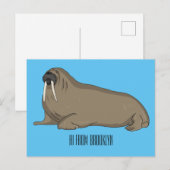 Analyse Walrus cartoon Briefkaart (Voorkant / Achterkant)
