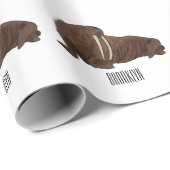 Analyse Walrus cartoon Cadeaupapier (Rol Hoek)