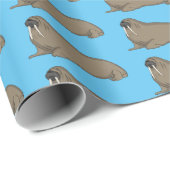 Analyse Walrus cartoon Cadeaupapier (Rol Hoek)