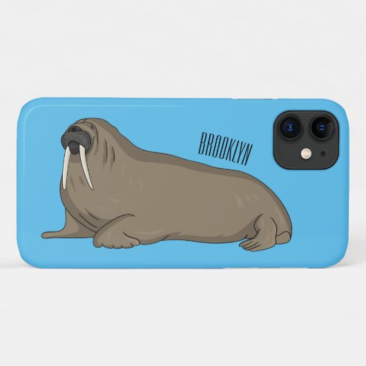Analyse Walrus cartoon Case-Mate iPhone Case (Achterkant (horizontaal))