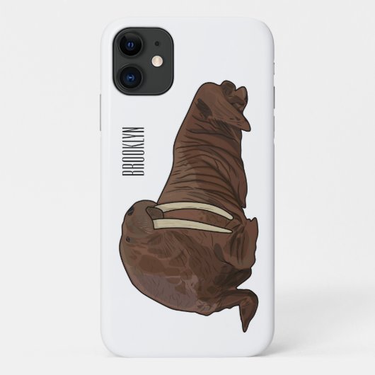 Analyse Walrus cartoon Case-Mate iPhone Case (Achterkant)