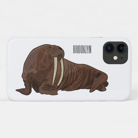 Analyse Walrus cartoon Case-Mate iPhone Case (Achterkant (horizontaal))