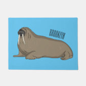 Analyse Walrus cartoon Deurmat (Voorkant)