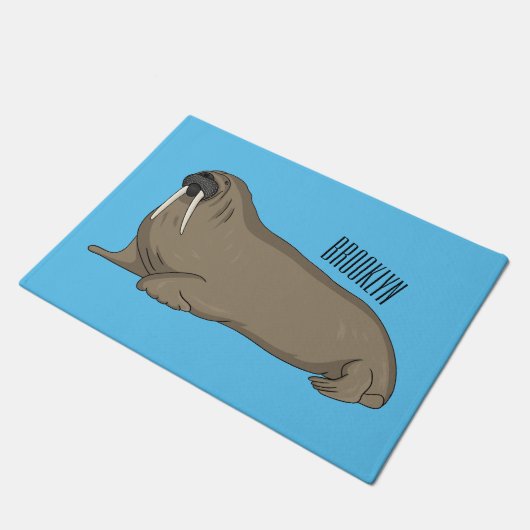 Analyse Walrus cartoon Deurmat (Schuin)