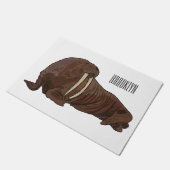 Analyse Walrus cartoon Deurmat (Schuin)