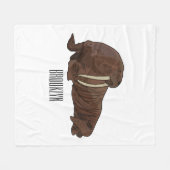 Analyse Walrus cartoon Fleece Deken (Voorkant (Horizontaal))
