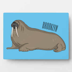 Analyse Walrus cartoon Fotoplaat