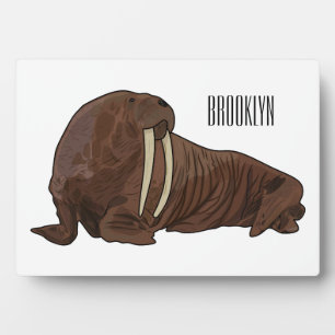 Analyse Walrus cartoon Fotoplaat