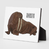 Analyse Walrus cartoon Fotoplaat (Zijkant)