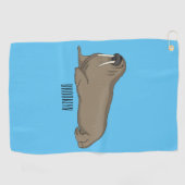 Analyse Walrus cartoon Golfhanddoek (Horizontaal)