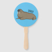 Analyse Walrus cartoon Handwaaier (Achterkant)