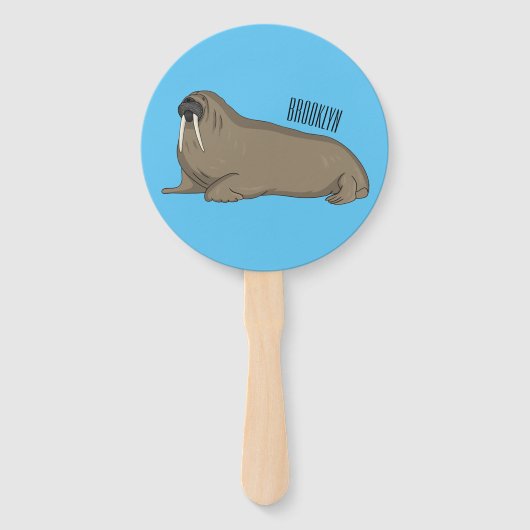 Analyse Walrus cartoon Handwaaier (Voorkant)