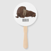 Analyse Walrus cartoon Handwaaier (Achterkant)