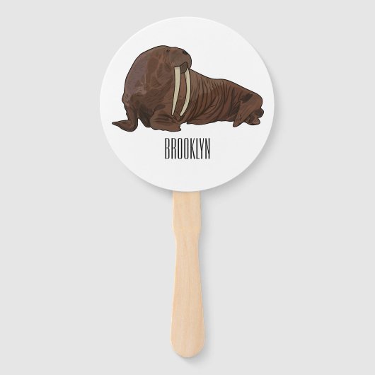 Analyse Walrus cartoon Handwaaier (Voorkant)