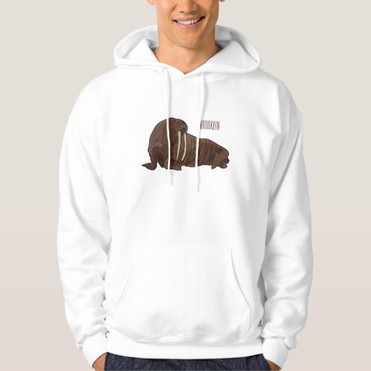 Analyse Walrus cartoon Hoodie (Voorkant)