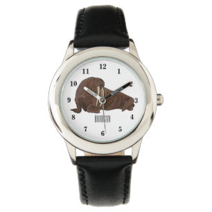 Analyse Walrus cartoon Horloge