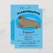 Analyse Walrus cartoon Kaart (Voorkant / Achterkant)