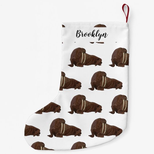 Analyse Walrus cartoon Kleine Kerstsok (Achterkant)