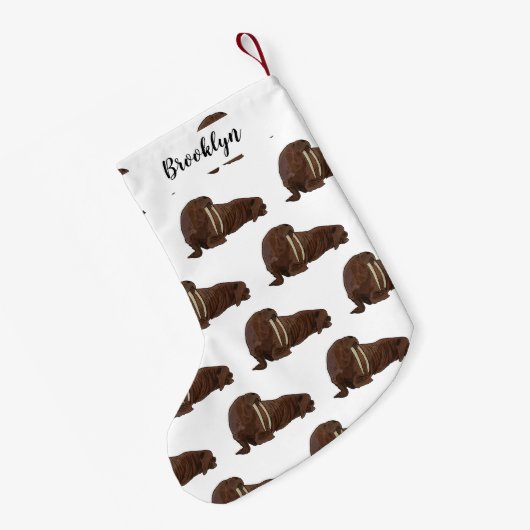 Analyse Walrus cartoon Kleine Kerstsok (Achterkant (Hangend))