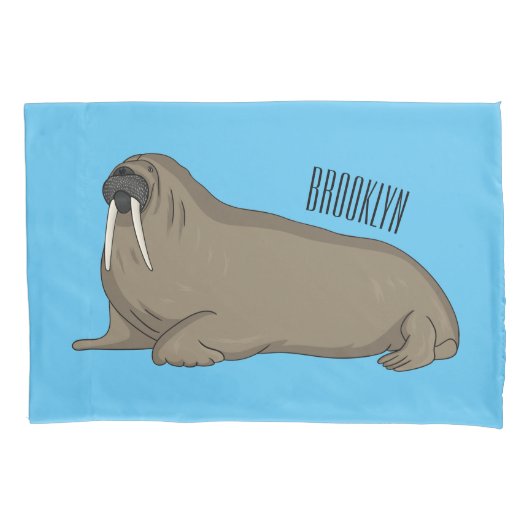 Analyse Walrus cartoon Kussensloop (Voorkant)