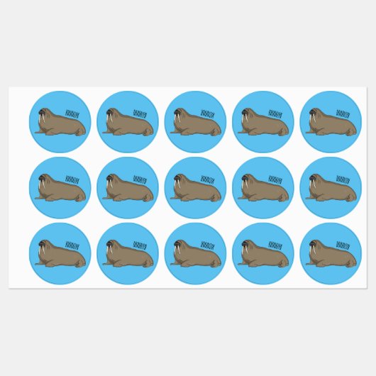 Analyse Walrus cartoon Labels (Vel)