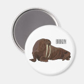 Analyse Walrus cartoon Magneet (Voorkant / Achterkant)