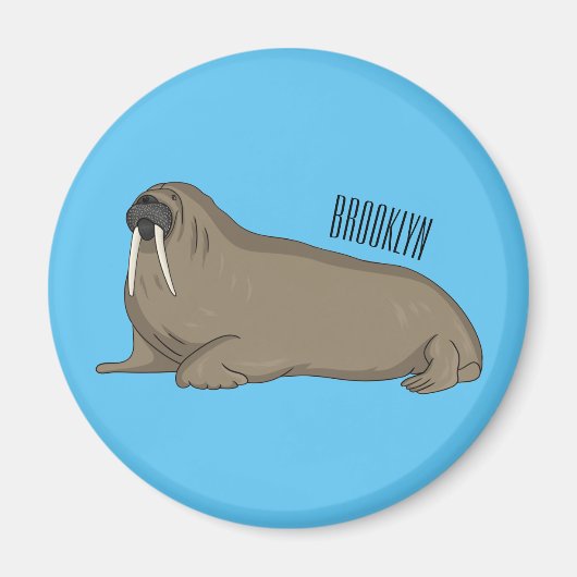 Analyse Walrus cartoon Magneet (Voorkant)