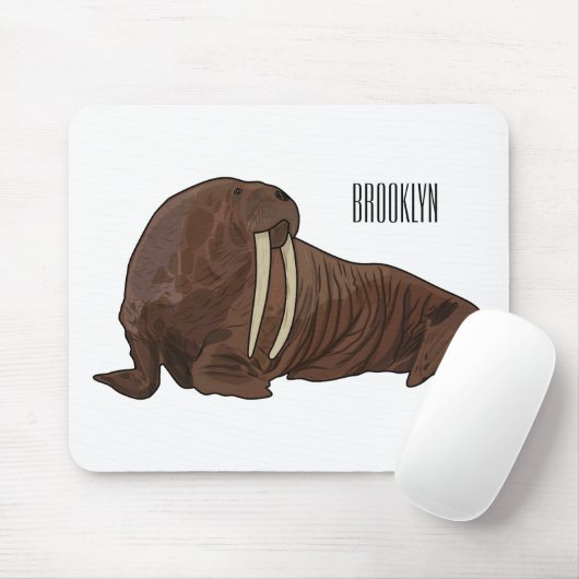 Analyse Walrus cartoon Muismat (Met muis)