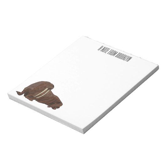 Analyse Walrus cartoon Notitieblok (Linkerzijde)