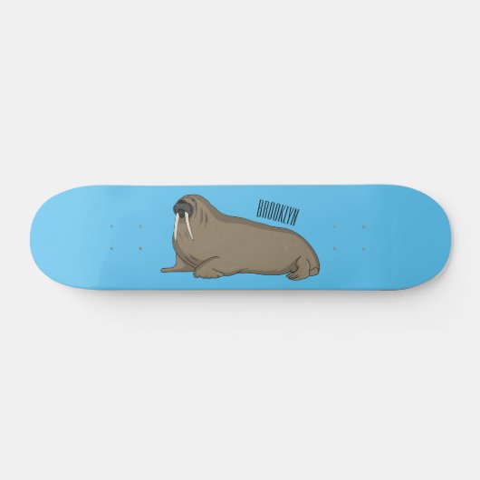 Analyse Walrus cartoon Persoonlijk Skateboard (Horizontaal)