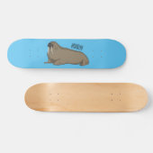 Analyse Walrus cartoon Persoonlijk Skateboard (Horizontaal)