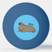 Analyse Walrus cartoon Pingpongbal (Achterkant)