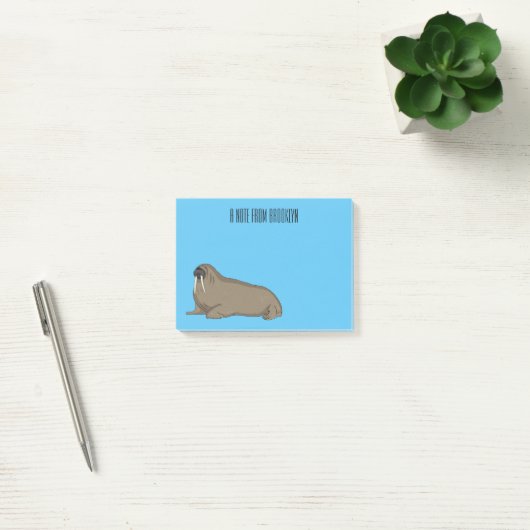 Analyse Walrus cartoon Post-it® Notes (Kantoor)