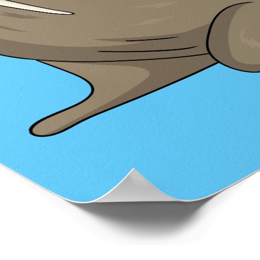 Analyse Walrus cartoon Poster (Hoek)