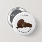 Analyse Walrus cartoon Ronde Button 5,7 Cm (Voorkant /achterkant)