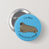 Analyse Walrus cartoon Ronde Button 5,7 Cm (Voorkant /achterkant)