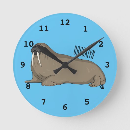 Analyse Walrus cartoon Ronde Klok (Voorkant)