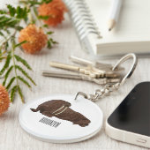 Analyse Walrus cartoon Sleutelhanger (Voorkant Rechts)