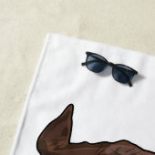 Analyse Walrus cartoon Strandlaken (In situ)
