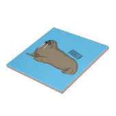 Analyse Walrus cartoon Tegeltje (Zijkant)