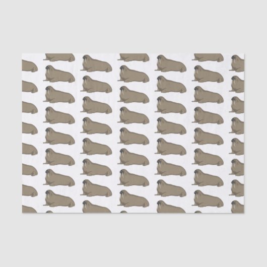 Analyse Walrus cartoon Tissuepapier (Voorkant)