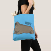 Analyse Walrus cartoon Tote Bag (Dichtbij)